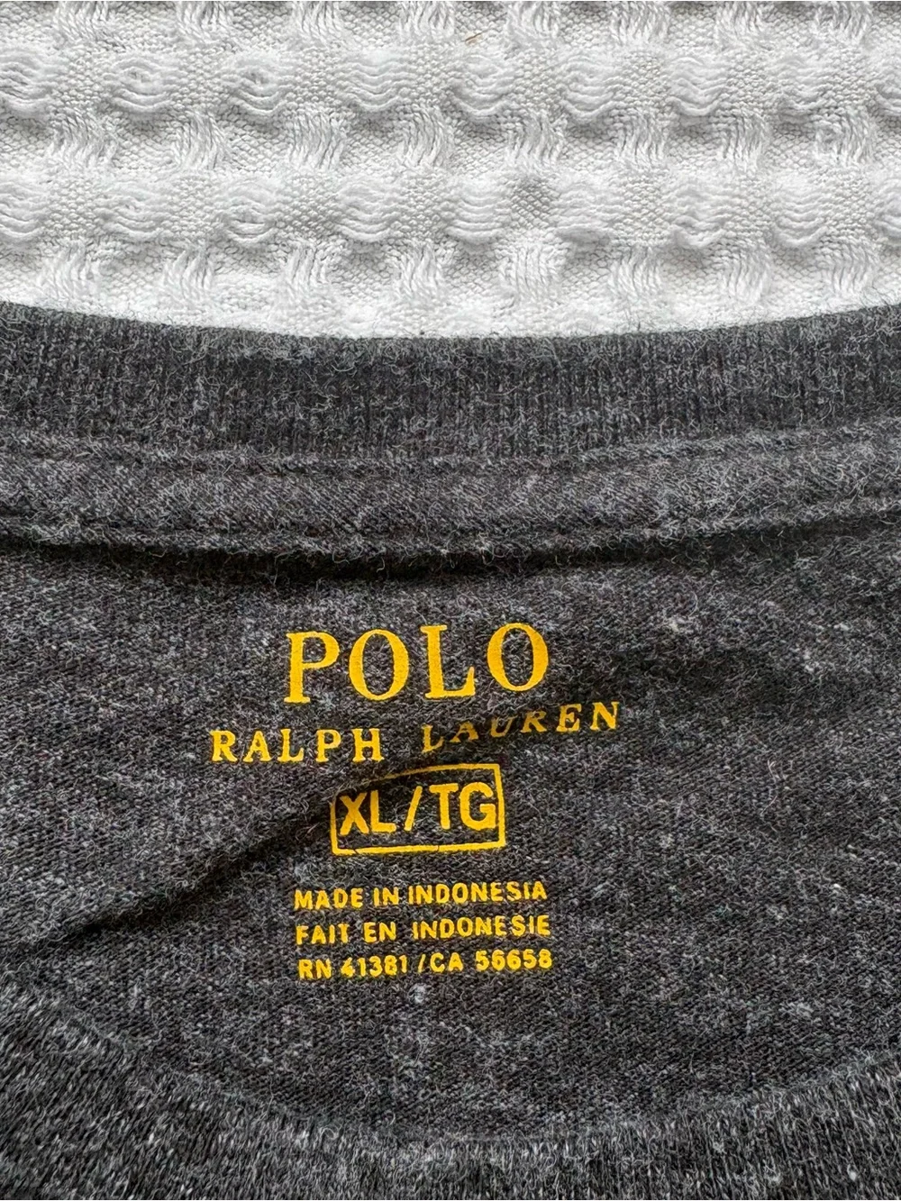 Polo Ralph Lauren Pony Logo Tee Charcoal Heather Gray - Men’s XL